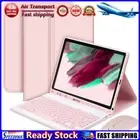 LF# For Samsung Galaxy Tab A9 Plus 11 Inch BT Keyboard Case (Pink With Mouse)