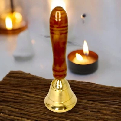 Altar Brass Hand Bell Feng Shui Cleaning Bad Energies Spells Bell Rituals