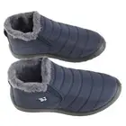 Women Snow Boots Winter Shoes Warm Plush Fur Ankle Boots Slip On Flat Shoes FD5