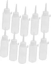 10Pcs Precision Tip Squeeze Bottles for Glue Scale DIY Projects Flexible Dispenser with Sealing Caps for Crafting and Detailed Tasks