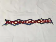 Vintage Large MONGOOSE STICKER Old School Decal BMX Bike Bicycle Race nos new og