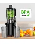 Cold Press Juicer, Amumu Slow Masticating Machines with 6.1" Extra Large Feed