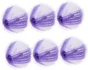 HOUDERCO 6-Pack Laundry Cleaning Balls Tangle Prevention Pet Hair Remover Washable for Washing Machine Enhanced Cleaning Reusable Pet Hair Catcher Balls