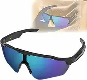 AI Translation Glasses - Real-time 172-language Translator, Anti-ghost Sports Sunglasses with 166 AI Agents, Wireless Calling And Music Playback, Smart Goggles for Running And Fishing