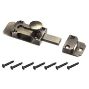 Barrel Slide Door Bolts 3 inch Zinc Alloy Security Latch Lock Bronze Tone