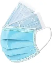 10000pcs Individually Wrapped Face Mask Ear loops Nose Disposable Blue Premium