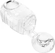 PENIKOKO Automatic Toothpaste Squeezer Toothpaste Wall Organizer Toothbrush Cups Toothpaste Dispenser Toothbrush Holder Toothpaste Wall Mount Holder Transparent Plastic
