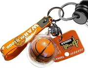 [Generic] Basketball Keychains for Boys | Cute Sports Keychains Ornament,Key Ring Charm Pendant, Team Souvenir Party Favors for Purse Bag Backpack