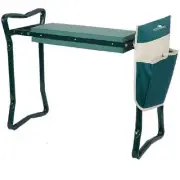 Folding Multi-Functional Steel Garden Stool with Tool Bag