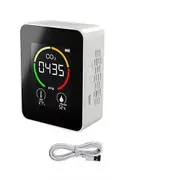 Portable 3 in 1 Carbon Dioxide Detector CO2 Detector Air Quality Monitor MetCR