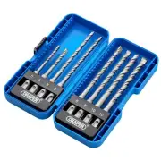 Draper SDS Plus Drill Bit Set 8 Piece Tungsten Carbide Tip Double Flute 09177