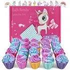Bath Bombs for Kids with Surprise Unicorn Inside, 20 Kids Bath Bombs Gift Set...