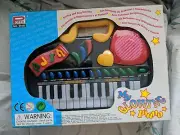 Kids Glowing Piano 25 Keys Electronic Music Instrument Sounds Record/Playback