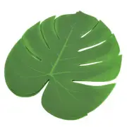 12x Monstera Leaf Table Flag Cutlery Mat Coaster Family Wall Decors Fake AC