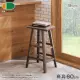 【DAIMARU 大丸家具】BRUNO布魯諾黑胡桃木方形60高腳凳(高腳凳)