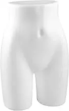 Panty Mannequin Underwear Model Versatile Easy to Move Holder Hip Display Stand for Craft Shows Exhibition Cloakroom Showcase , White