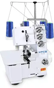 KPCB Overlock Sewing Machine - Portable with Threading Guide, LED Light & Kit