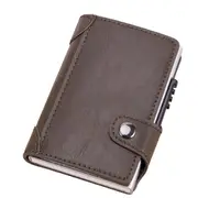 Rfid-blocking Leather Wallet with Card Slots