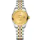 【TITONI 梅花錶】Airmaster 空中霸王系列-金色錶盤不鏽鋼間金色錶帶/27mm(23909 SY-064)