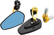Rear View Mirror For Sur-Ron For Light For Bee For S & X For Segway X160 X260 Motorcycle CNC Rearview Handlebar Rearview Mirror Bar End Handlebar Mirror End Side Mirror(4)