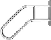 Wrought Iron Wall Mount Outdoor Handrail for Porch Steps Sturdy Handrail for Garage Yard and Garden Steps