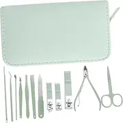 Beaupretty 1Set Portable Manicure Kit Multi Function Nail Care Set for Home Travel Ergonomic Non Slip Handle Design for Grooming Pedicure Needs