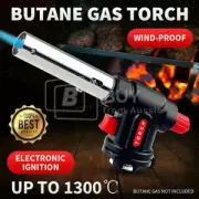 Butane Gas Torch Blow Lighter Flame Gun Burner Torch Welding BBQ Kitchen Baking