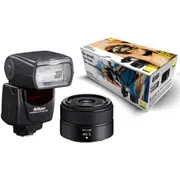 Nikon Z 40mm F2 Camera Lens + SB-700 Flash Portrait Kit
