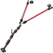 Bike Trailer Hitch,Foldable Bike Cargo Trailer Hitch,Premium Stainless Steelbicycle Trailer for Bike, Portable Folding Bicycle Trailer Connector for Outdoor Camping, Cycling (Red).