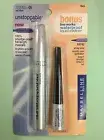 MAYBELLINE UNSTOPPABLE MASCARA SOFT BLACK WITH BONUS LIQUID EYELINER NEW.