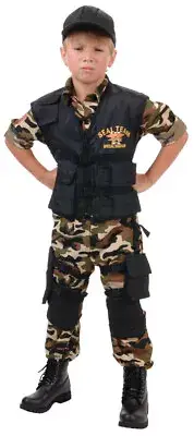 Unisex Us Navy Seal Costume - Underwraps Costumes