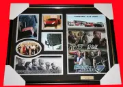 New! Fast & Furious 7 Movie Memorabilia Signed Frame, Limited Edition to 499