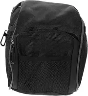 OSOLADY Handlebar Bag for Bike Front Tube Storage Zippered Design Capacity Cycling Bag with Mesh Pockets Suitable for Mountain and Road Bikes Black