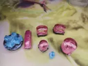 Full Resin Cast Set Of Gamecube Controller Buttons