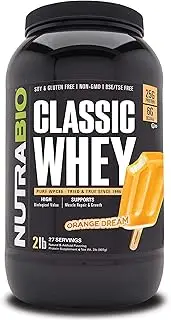 NutraBio Classic Whey Protein - 2 pounds (Orange Dream)