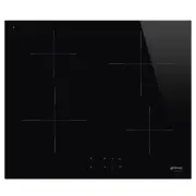 Smeg Classic 60cm 4 Zone Induction Cooktop - Black. SI2641DAU