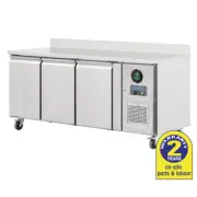 Freezer Benchtop 3 Door 417L Splashback Polar Commercial Restaurant Cafe Bar