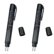 2PCS Accurate Oil Quality Check Pen Universal Brake Fluid Tester Car Brake Liquid Digital Tester Tes Black