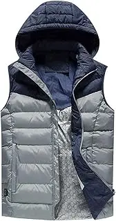 [KLZUOPT] Heated Vest Men Women Duck Down Vests USB Heated Cotton Vest Electric Heating Vest Intelligent Warm Clothes Warm Men Graphene Heated Cotton Vest Men Women Heated Jackets (Color : C, Size : (2X-L))