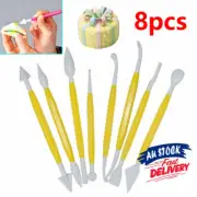 8Pcs Paste Cookie Flower Modelling Tools NT Fondant Cake Decorating Set Kit