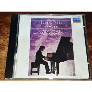 文本齋 Vladimir Ashkenazy 阿胥肯納吉 Chopin 蕭邦 Etudes 練習曲集 DECCA