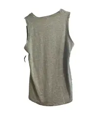 Bally Total Fitness Womens Size Medium Drape Open Back Tank Top