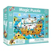 50pc Galt Pirate Ship Kids/Childrens Magic Educational Jigsaw Puzzle 4y+