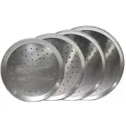 Perforated Aluminium Pizza Tray | Crispy Pizza Base | Holes in tray