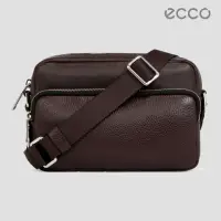 在飛比找momo購物網優惠-【ecco】Camera Bag 真皮相機包(棕色 9107