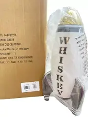 Jonathan Adler Rocket Whiskey Decanter Porcelain with Gasket Seal New