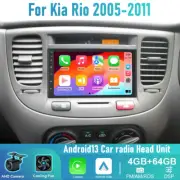 7" Apple CarPlay Android auto Head Unit Cam BT Car Radio For Kia Rio 2005-2011