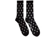 Billie Eilish Unisex Adult Blohsh Logo Terrycloth Socks (Black) (7 UK-11 UK)