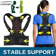 Unisex Back Brace Posture Corrector, Magnetic Lumbar Back Support Belt For Back Pain Relief (Order A Size Up)