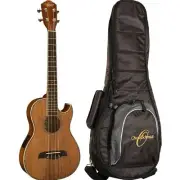 Oscar Schmidt OU55CEK Hawaiian Koa Acoustic Electric Baritone Ukulele w/ Gig Bag